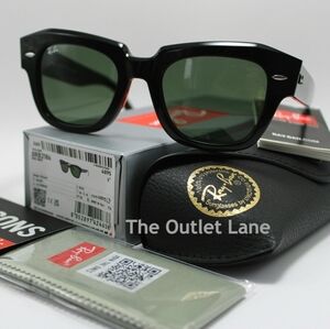 Model Display RayBan State Street Black RB2186